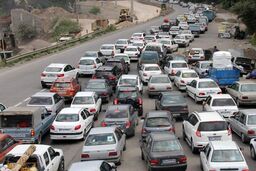اعلام وضعیت ترافیکی و محدودیت جدید برای جاده چالوس