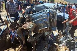 6 کشته در تصادف تریلی با ۲۵ خودرو + فیلم