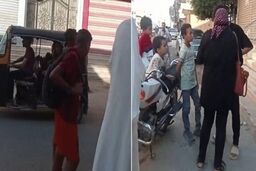 مردی سر همسر سابقش را هنگام خروج از آرایشگاه برید