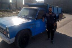 فداکاری بزرگ راننده نیسان برای نجات 6 کارگر از میان آتش
