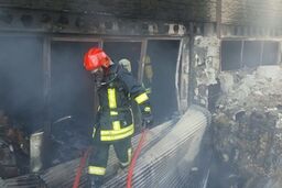 آتش سوزی در خیابان امیرکبیر تهران/ پلیس: از این خیابان‌ها تردد نکنید