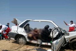 ۱۱ کشته بر اثر انحراف سمند