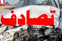 فیلمی از تصادف زنجیره‌ای خودروها در سبزوار