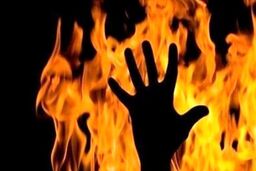 شهردار کرگان به آتش کشیده شد