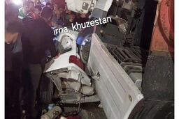 تصادف مرگبار پژو پارس با تریلی/ عکس