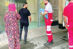 نجات نوازد 6 ماهه از مرگ حتمی با تلاش امدادگران هلال احمر