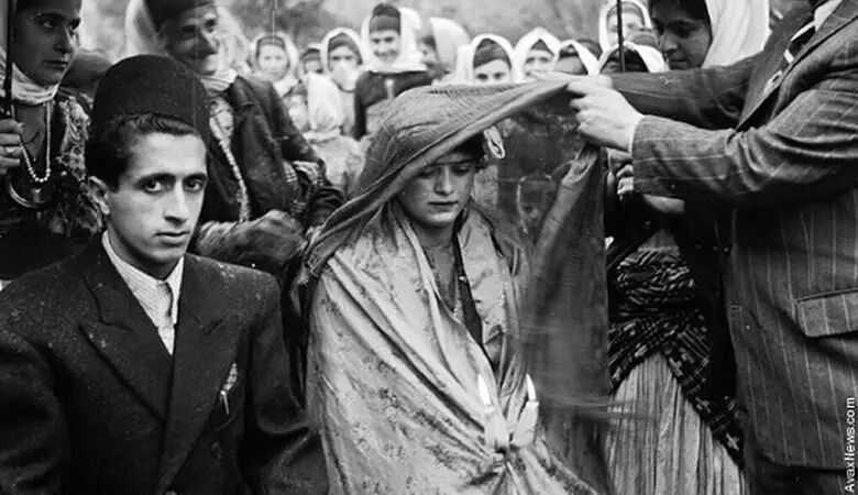 عکس دیده نشده از لباس‌های عروس زنان قاجاری