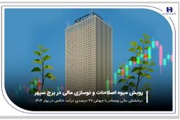 رویش میوه اصلاحات و نوسازی مالی در برج سپهر درخشش مالی «وبصادر» با جهش ۷۷ درصدی درآمد خالص در بهار ۱۴۰۴