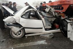 رانندگی مرگبار نوجوان ۱۶ ساله / سرنشین از خودرو به بیرون پرتاب شد