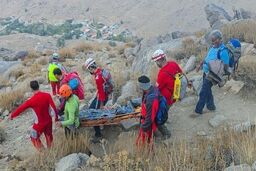 سقوط مرگبار زن کوهنورد در ارتفاعات برفخانه طزرجان