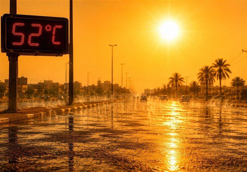 هشدار سطح «نارنجی» وقوع دمای ۴۹ درجه در این استان