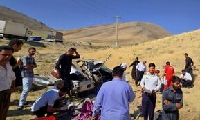 انحراف از جاده خودروی سواری مرگبار شد